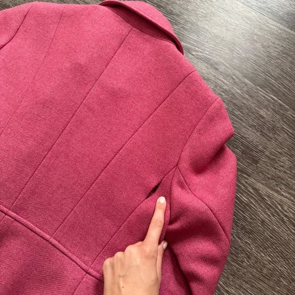 Talbots Classic Pink Pea Coat for Women - Picture 8 of 8